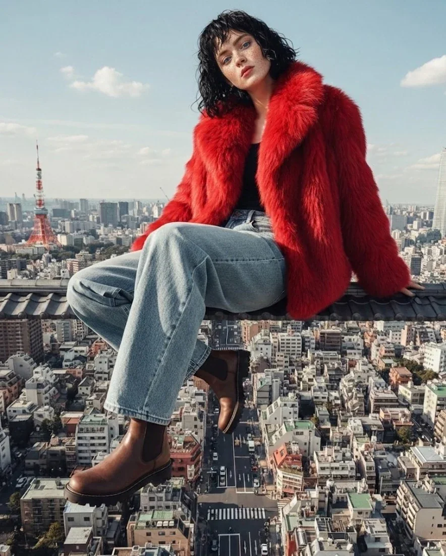 Rooftop City Overlook