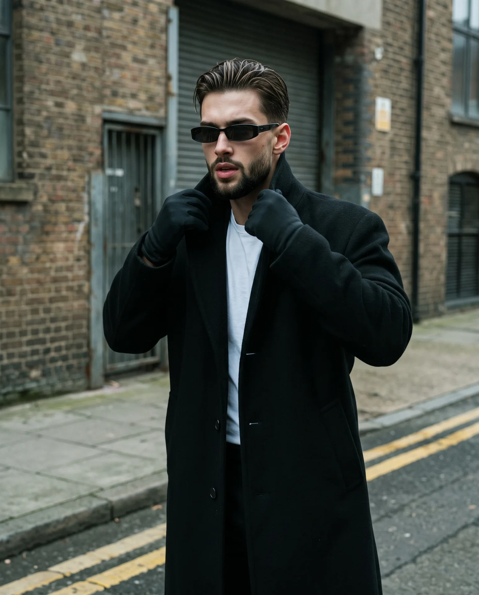 90s Streetwear Overcoat