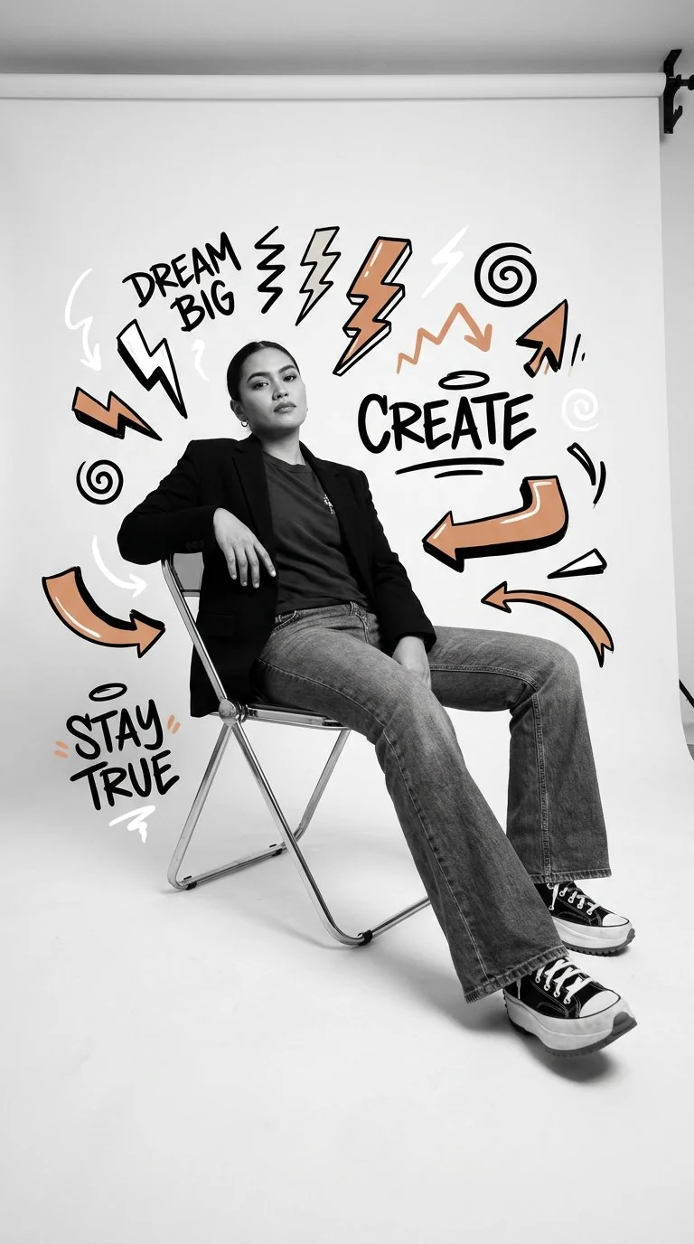 Dream Big Studio Portrait