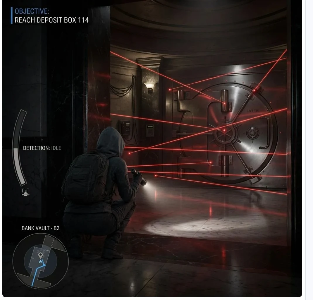 Bank Vault HUD Still
