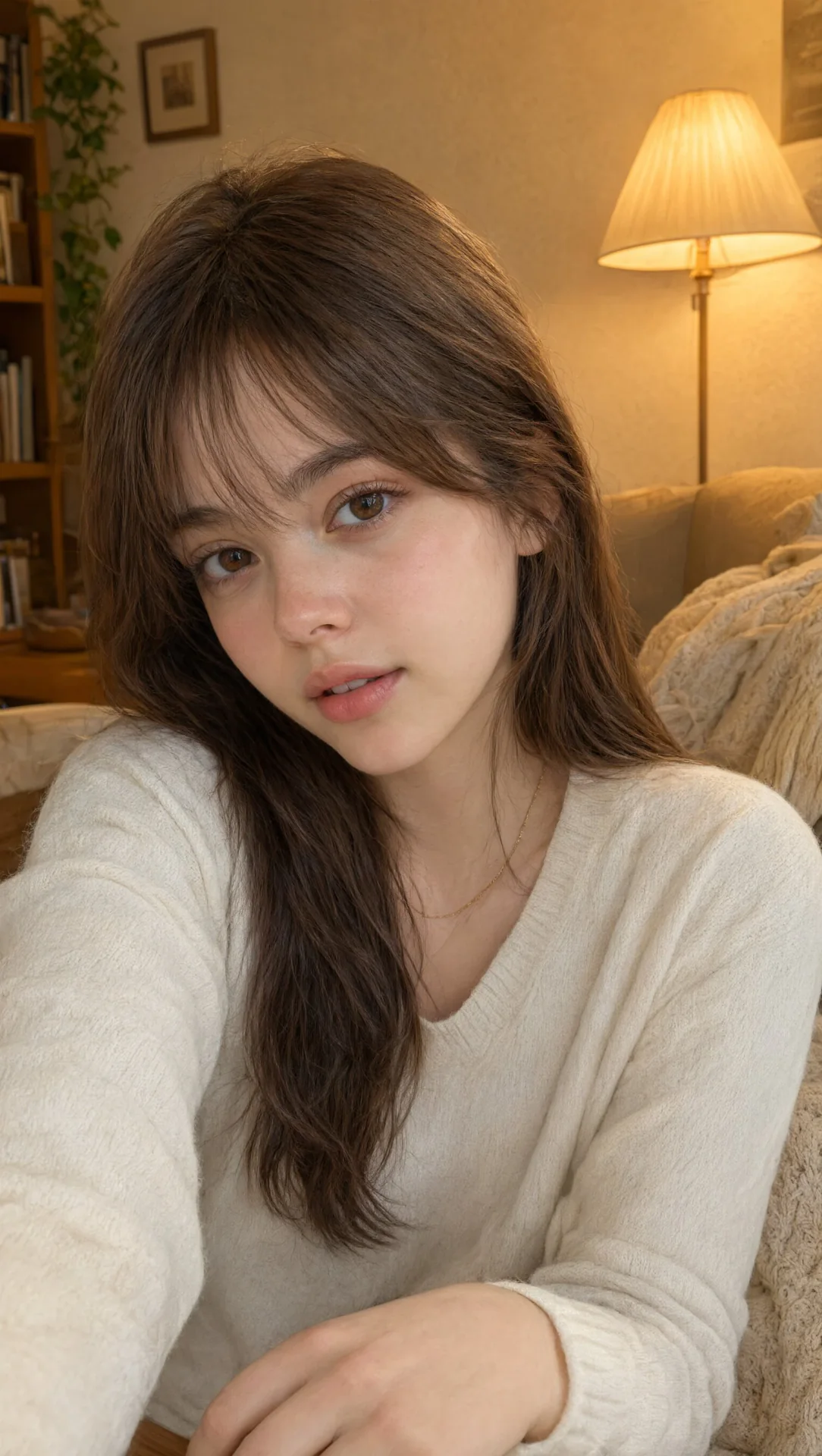 Dreamy Indoor Portrait