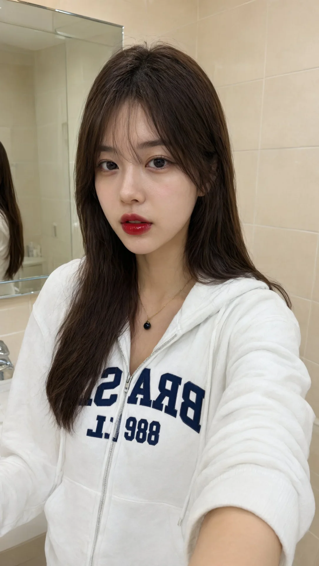 BRASIL Hoodie Mirror Selfie
